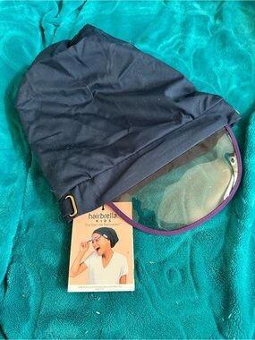 Hairbella Kids Navy Rain Hat with Clear Visor